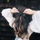 Pinces à cheveux avec nœud pour femme épingle solide Barrettes tendance ruban accessoires pour