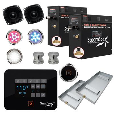 SteamSpa BKT1500-A Black Series Wifi and Bluetooth 15kW QuickStart
