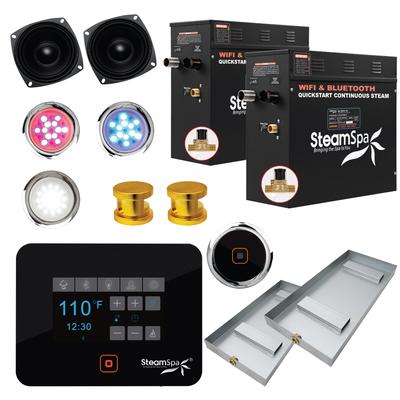 SteamSpa BKT1800-A Black Series Wifi and Bluetooth 18kW QuickStart