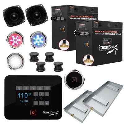 SteamSpa BKT2100-A Black Series Wifi and Bluetooth 21kW QuickStart