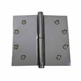 Chrome Plated Right Lift Off Hinge 5" Square Liftoff Hinge with Stainless Steel Coin Finial Tip and Hardware Renovators Supply