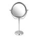Table Makeup Mirror Chrome Brass Swivel Magnifying Two Sided Renovators Supply