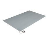 Crown Matting Antistatic Comfort-King 60 in. x 24 in. Non-Slip Indoor Door Mat Synthetics in Gray | Wayfair ZC0025GY