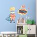 East Urban Home Superhero Wall Decal Vinyl in Blue/Red/Yellow | 18 H x 26 W in | Wayfair CD42C52EE3BD4FAC92923BB6FDBB591B