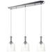 Maxim Centennial 34.3" Wide Nickel 3-Light Modern Pendant Light