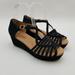 Anthropologie Shoes | Anthropologie Gee Wawa Doris Platform Suede Sandals | Color: Black | Size: 6