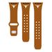 Texas Orange Longhorns Logo Silicone Apple Watch Band