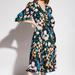 Kate Spade Dresses | Nwt Kate Spade Floral Dress | Color: Black/Blue | Size: M