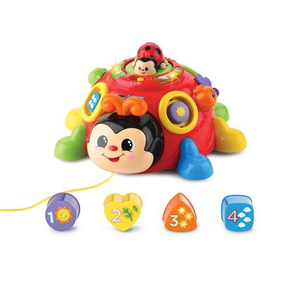 Lernspielzeug VTECH "VTechBaby, Fröhlicher Lernkäfer", bunt, Lernspielzeug, KinderB:25cm H:15cm L:27cm, mit Licht & Sound, B:25cm H:15cm L:27cm