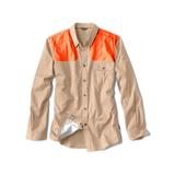 Orvis Men's Midweight Long Sleeve Shirt, Sand/Blaze SKU - 462265