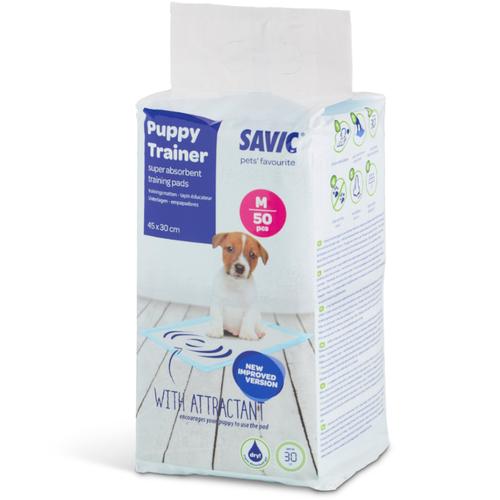 Savic Puppy Trainer Pads Medium: L 45 x B 30 cm Hund, 50 Stück