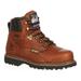 Georgia Boot Hammer Internal Metatarsal Steel Toe 6in Work Boot - Men's Medium Briar Brown 10.5 G6315-105M