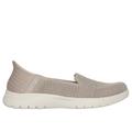 Skechers Women's Slip-ins: On-the-GO Flex - Serene Shoes | Size 6.5 | Taupe | Textile/Synthetic | Machine Washable