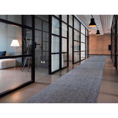Läufer "MAGNUM, Made in Belgium", grau, B:200cm H:10,5mm L:950cm, Polypropylen (PP), PRIMAFLOR-IDEEN IN TEXTIL, Teppiche, Schmutzfangläufer, Schmutzfangläufer, Schmutzfangteppich, Schmutzmatte, rutschhemmend Image