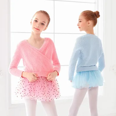 Pull de ballet en velours optique pour filles tricots de danse vêtements de danse pour enfants