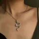 Nouveau collier serpent Animal pour femmes adolescentes mignon serpent pendentif colliers Punk mode