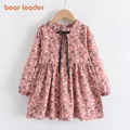 Bear Leader-Robe de princesse décontractée à fleurs pour fille vêtements pour enfant de 2 à 8 ans