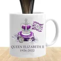 Tasse commémorative de la reine britannique tasse commémorative de la reine Elizabeth II souvenir