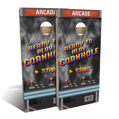 Arcade Game Outdoor Cornhole Game (Choose Wraps or Boards)