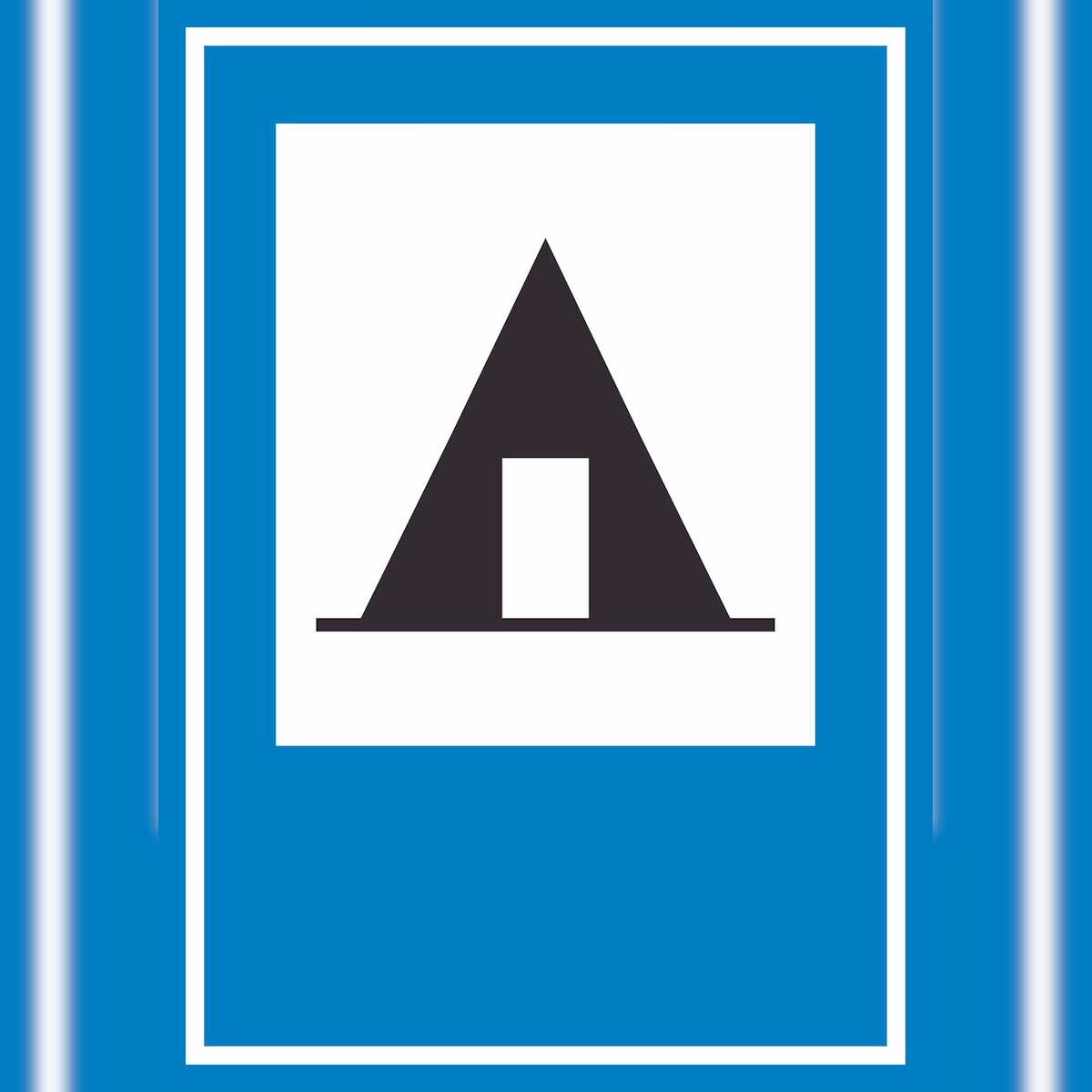 Zeltplatz Schild A0 (841x1189mm) Image