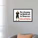 East Urban Home 'WWI Poster of a Sailor Standing w/ His Arms Crossed' Vintage Advertisement on Canvas, in Black/White | Wayfair