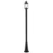 Z-Lite 1 Light Outdoor Post Mounted Fixture in Black Finish