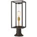 Z-Lite Outdoor Pier Mounted Fixture in Deep Bronze + Outdoor Brass Finish