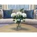 Primrue Hydrangea Floral Arrangement in Glass Vase Polysilk | 22 H x 22 W x 13 D in | Wayfair 5282D77349B74D158F476E07811A5E0A