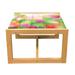 East Urban Home Flower Coffee Table, Silhouettes Of Tulips On A Dreamy Background Modern Graphic Print Art Urban Style | Wayfair