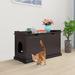 Tucker Murphy Pet™ Litter Box Furniture Manufactured Wood in Brown | 22.4 H x 37.3 W x 18.9 D in | Wayfair 2ED590A799AF41E880F16CFB62529B8E