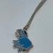 Disney Accessories | Disney Pooh Necklace | Color: Blue/Silver | Size: Osg