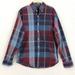 J. Crew Shirts | J.Crew Mens S Blue Red Tartan Plaid Shirt Button Front Long Sleeve Patch Pocket | Color: Blue/Red | Size: S