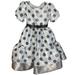 Disney Dresses | Disney Store Minnie Mouse Silver And Black Glitter Polka Dot Dress Girls 11/12 | Color: Black/Silver | Size: 12g