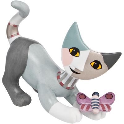 Sammelfigur GOEBEL "Melitina", bunt (grau, rosa, bunt), B:6cm H:8,5cm T:3,5cm, Biskuitporzellan, Dekofiguren, Rosina Wachtmeister Image