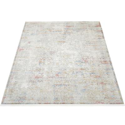 Teppich OCI DIE TEPPICHMARKE "ILLUMINATION ZARA", bunt (multi), B:240cm H:8mm L:340cm, Viskose, Polyacryl, Teppiche, Fransenteppich, Vintage Optik, feine Fransen, Wohnzimmer Image