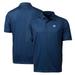 Men's Cutter & Buck Navy North Carolina Tar Heels Big Tall Pike Double Dot Print Stretch Polo