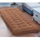 GGoty 8cm Thick Bench Cushion Pad 2/3 Seater,Thick Sofa Bench Cushion Pad Warm Cushion Pad for Swing Patio Floor Home Indoor (120 * 40cm,Brown)