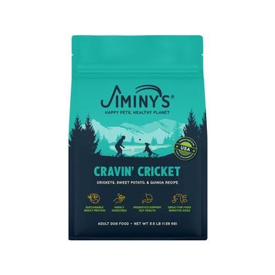 Jiminy's Cravin' Cricket Dry Dog Food, 3.5-lb bag