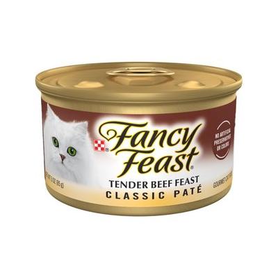 Fancy Feast Beef Feast Cat Food, 3-oz, case of 24