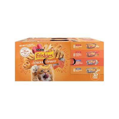 Friskies Chicken Lovers Variety Cat Food, 5.5-oz, case of 32