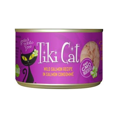 Tiki Cat Hanalei Luau Wild Salmon Canned Cat Food, 6-oz, case of 8