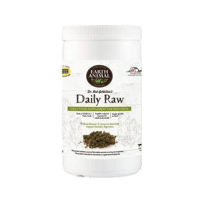 Earth Animal Daily Raw Powder Nutritional Dietary Vitamin & Mineral Raw Food Supplement for Dogs & Cats, 1-lb container