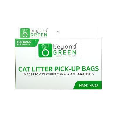 beyondGREEN Plant-Based Cat Litter Waste Bags, 100 count Regular