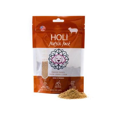 HOLI Lamb Liver Protein Pack Grain-Free Freeze-Dried Dog Food Topper, 4-oz bag