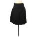 Club Monaco Casual A-Line Skirt Knee Length: Black Print Bottoms - Women's Size 4