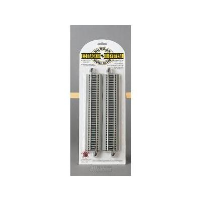 Bachmann HO Scale EZ Track Nickel Silver 9" Straight Insulated Power Terminal (2 Pieces)