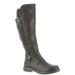 White Mountain Meditate Wide Calf - Womens 6 Brown Boot Medium