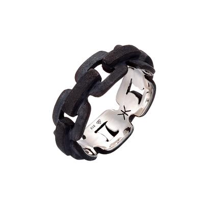 KUZZOI Herren Anker Kettenring Trend 925 Silber 54 Image