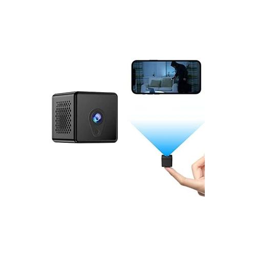 Pesce - Mini-Kamera, Mini-Spionagekamera, 4K, versteckte Kamera, winzige Überwachungskameras mit