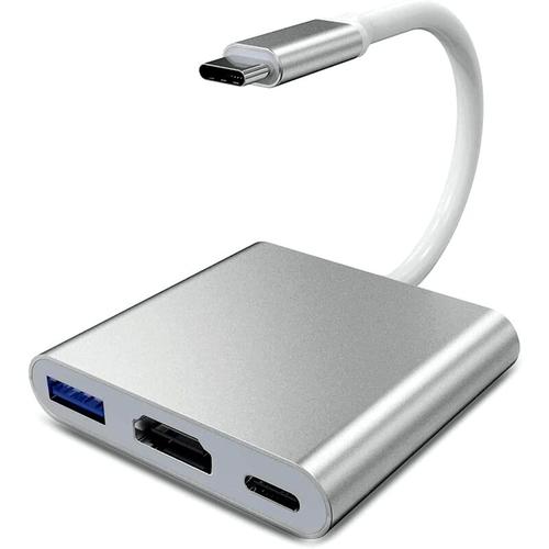 USB-C-zu-HDMI-Adapter, Typ-C-zu-HDMI-4K-Videokonverter, USB-C-zu-HDMI-Adapter mit